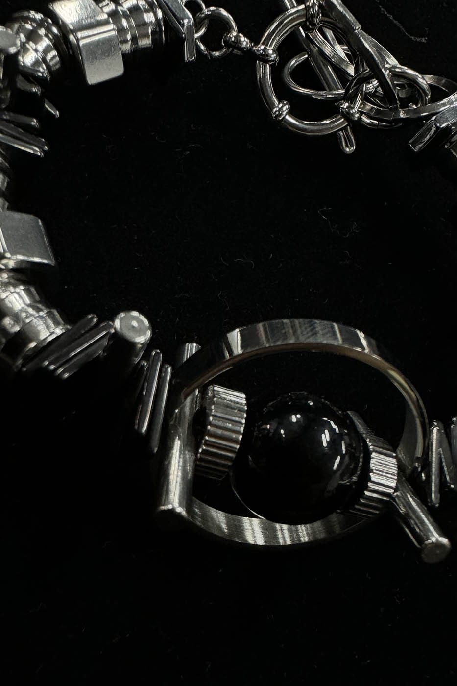 ILLUSORY Blackhole Mech Bracelet, premium urban and streetwear designers apparel on PROJECTISR.com, ILLUSORY