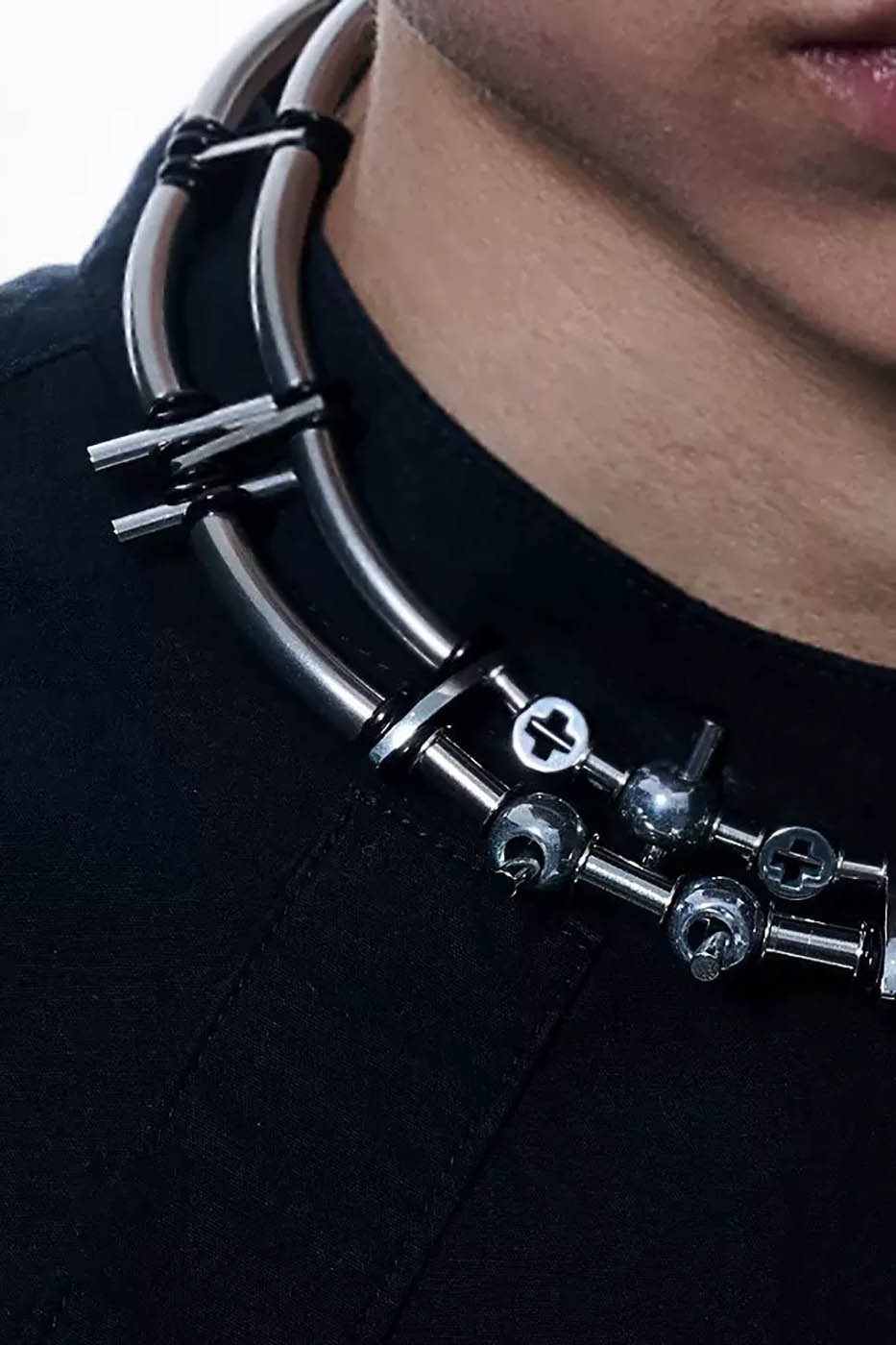 ILLUSORY The Infiltrator Detachable Necklace, premium urban and streetwear designers apparel on PROJECTISR.com, ILLUSORY